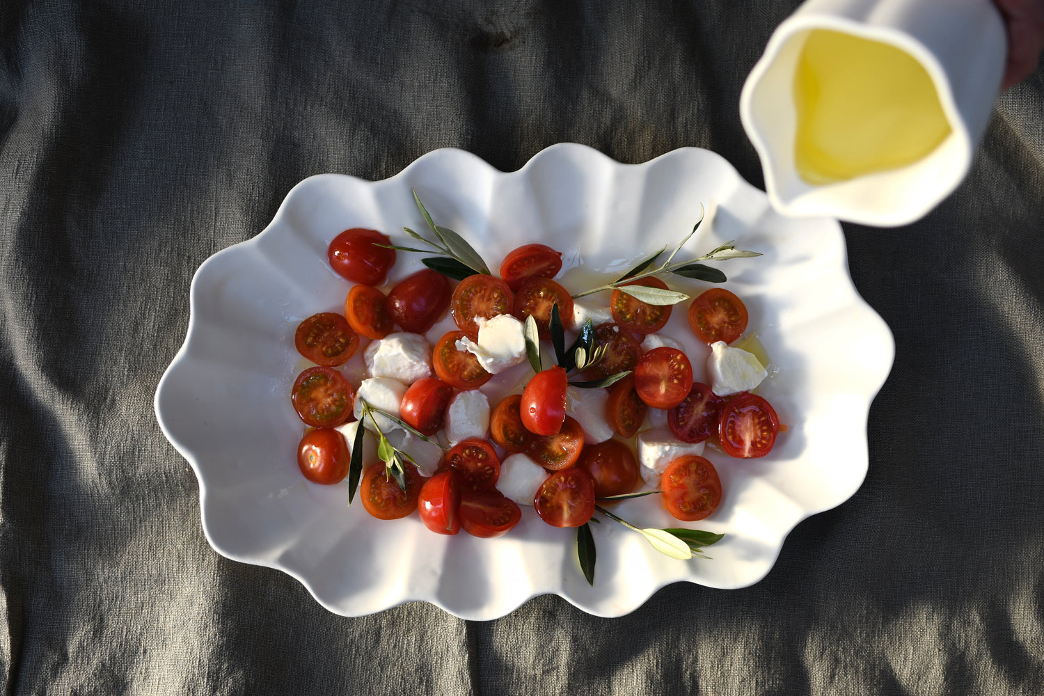 Plato Ovalado XL Lirio