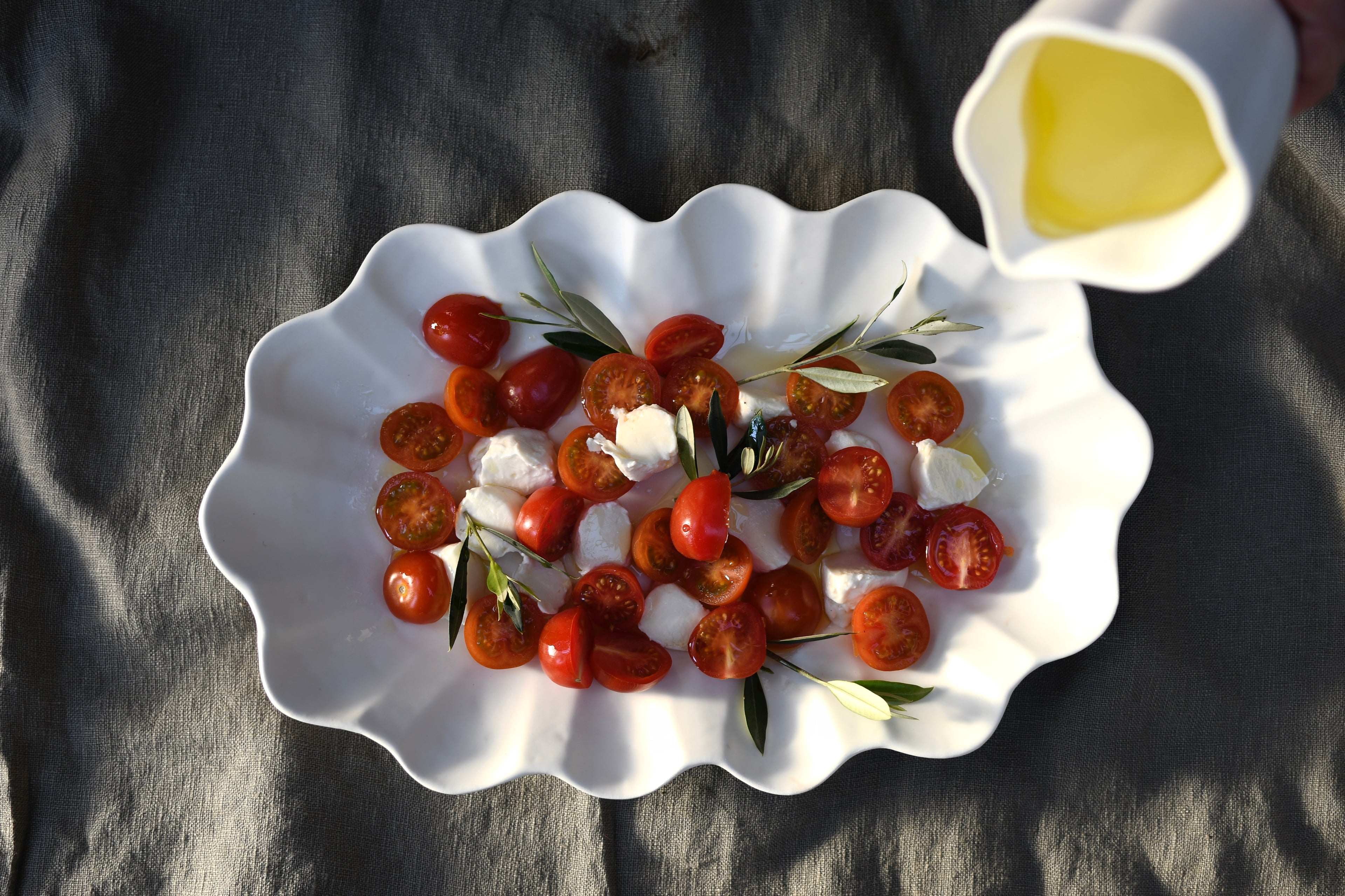 Plato Ovalado XL Lirio