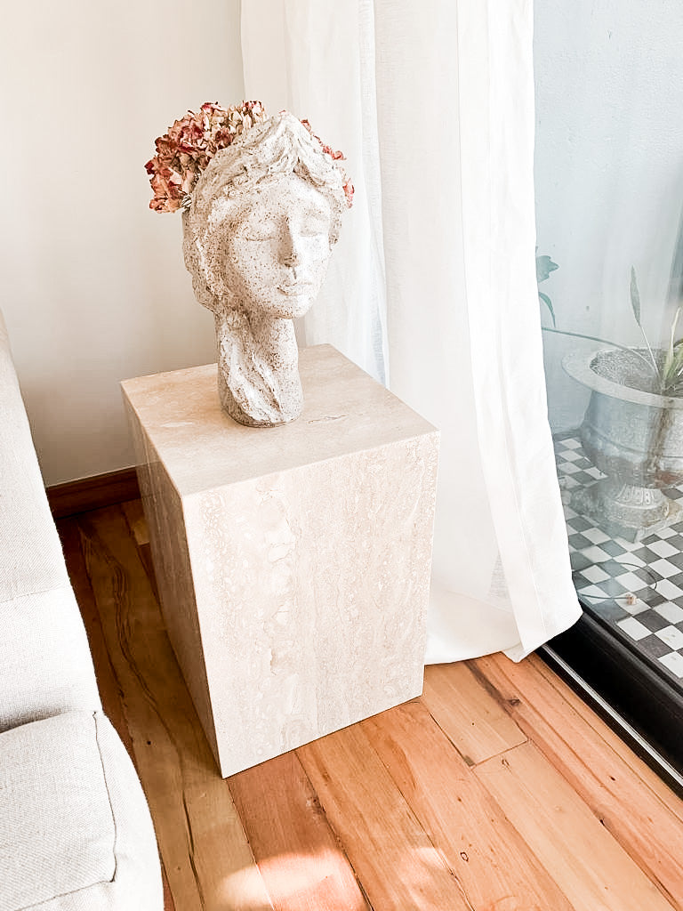 Pedestal Mármol Travertino