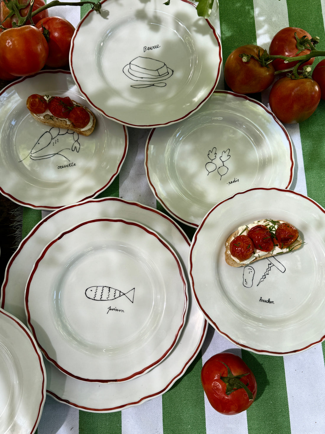 Loza Cavana Amore Set Plato M y L